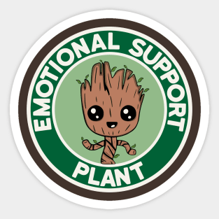 Emotional Support Plant Sticker